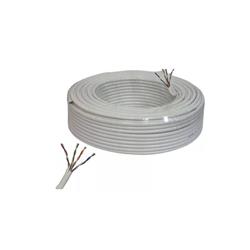 CABLE UTP 50 MTS 4 PARES CCA VAINA BLANCA