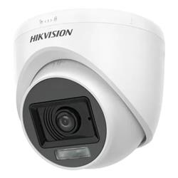 CAMARA HIKVISION DOMO INFRARROJO Y LED BLANCO DS-2CE76D0T-LPFS LED 2MP AUDIO EXTERIOR