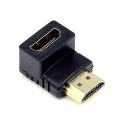 ADAPTADOR HDMI MACHO A HDMI HEMBRA DE 90 GRADOS CODO