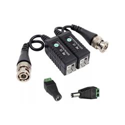 PACK BALUN CONECTOR + PLUG DC MACHO HEMBRA
