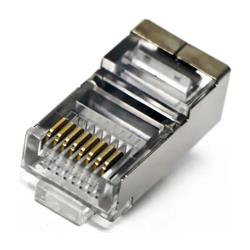 FICHA RJ45 METÁLICA X 25 UNIDADES